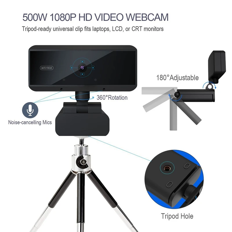 hd 1080p 5mp веб камера встроенный мик