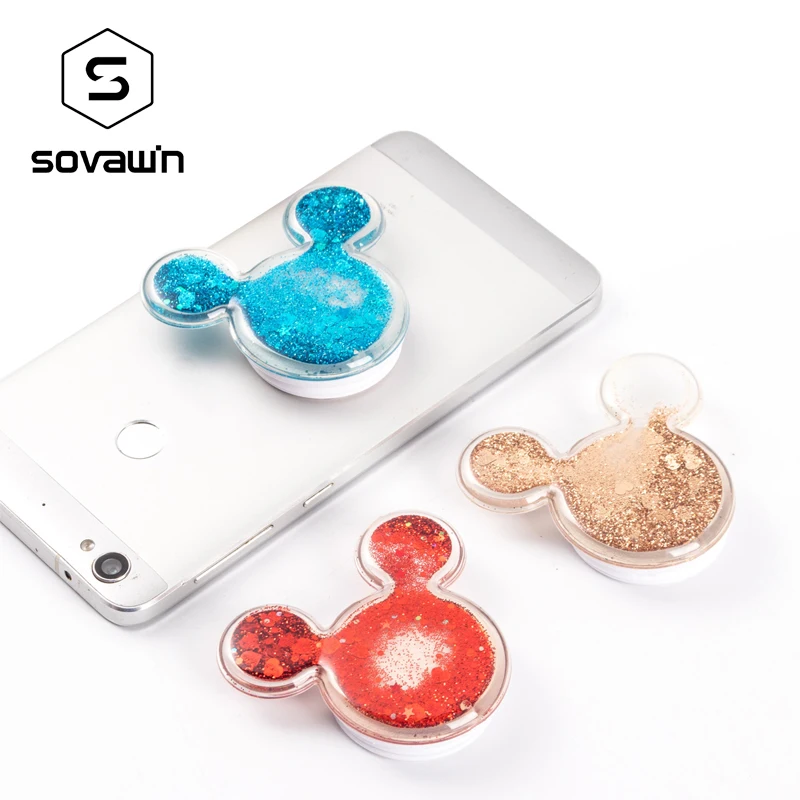 Держатель для телефона с Микки Маусом подставка зыбучий песок кольцо держатель