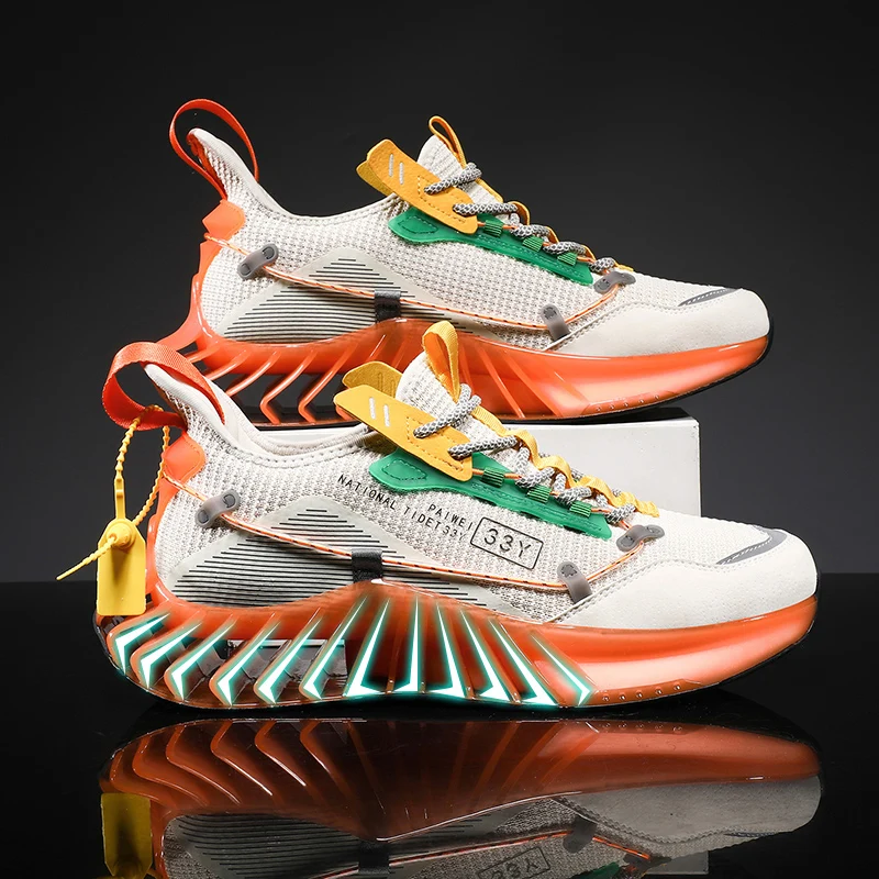 

Blade Men Shoes 2021 New Spring Summer Sports Shoes Luxury Brand Sneakers Outdoor Non-slip Hard-Wearing Man Casual Running Shoes