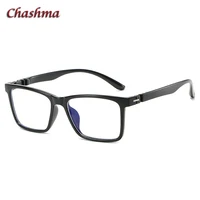 men square frame optical eyewear prescription glasses women big circle spectacles transparent color frame