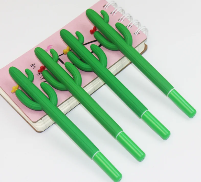 1 шт. канцелярские принадлежности милая Шариковая ручка С КАКТУСОМ в горшке