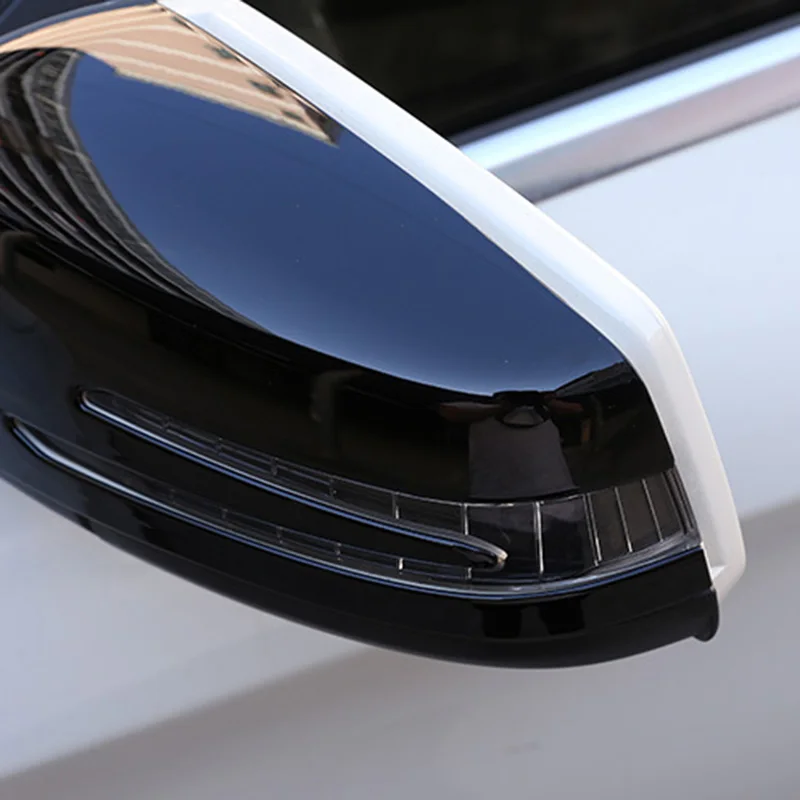 GLK Rearview Mirror Cover ABS Trim For Mercedes-Benz C Car Black Left+Right Moulding | Автомобили и мотоциклы