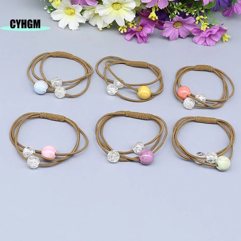 New Fashion scrunchies korean amber Hair rope Accessories for Women hair ties elastic bands Girls rubber band F07-1 |