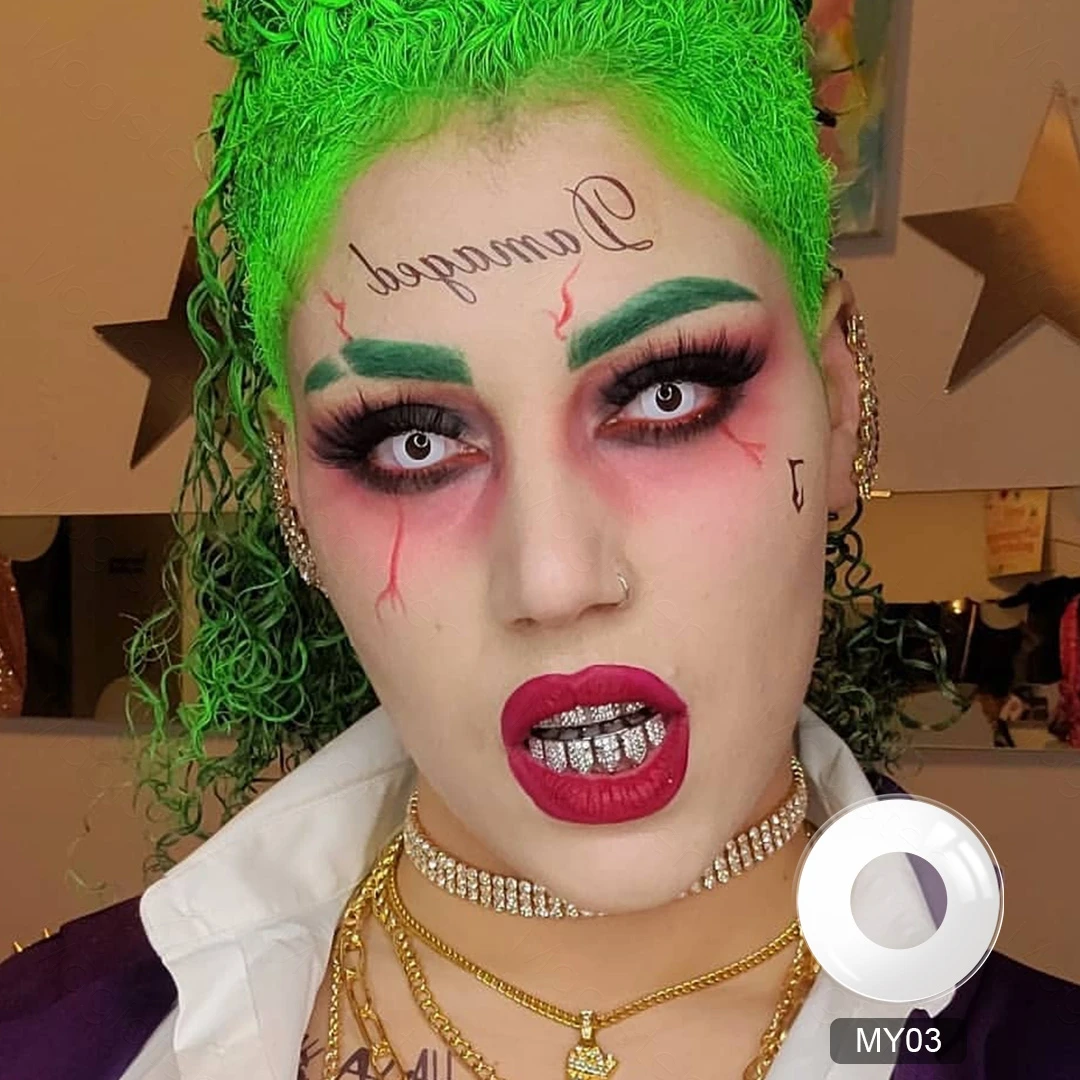 1 пара контактных линз для косплея аниме цветные линзы глаз Хэллоуин