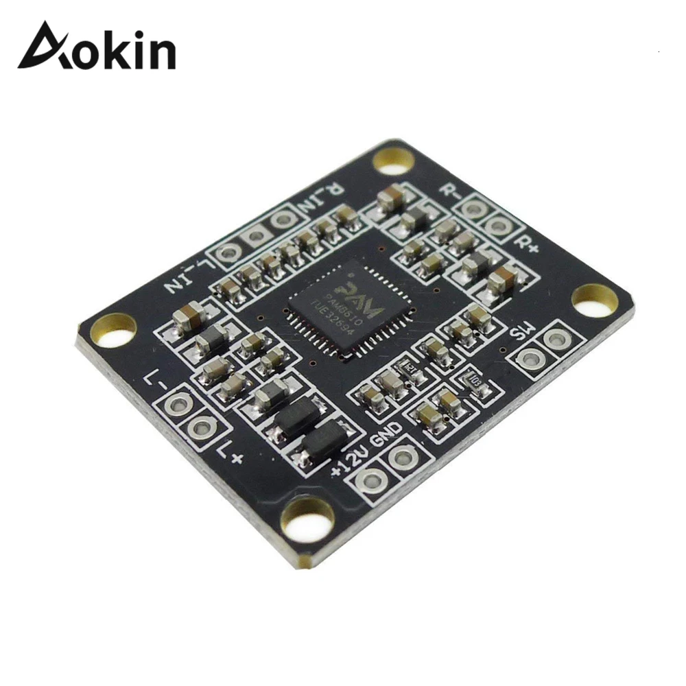 DC 6-12V PAM8610 2x15W Amplifier Board Digital Two-channel Stereo Power Miniature With switch function | Обустройство дома