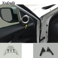 chromous car a column audio speak window windshield side triangle lamp trim part 2pcs for honda civic 10th sedan 2016 2017 2018