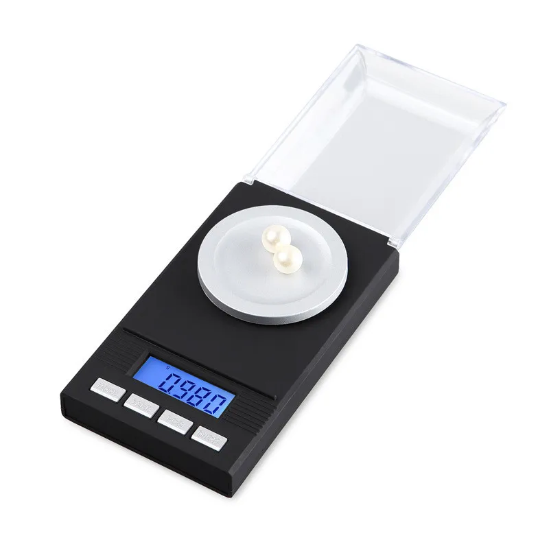 

0.001g Precision Scales 100g LCD Digital Scale for Herb Tobacco Medicinal Smoking Accessories Lab Milligram Gram Scale Electric