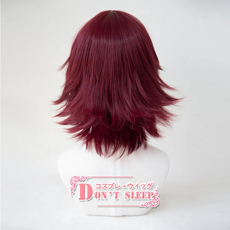 Парик для косплея Game arрыцари термостойкий синтетический с короткими красными