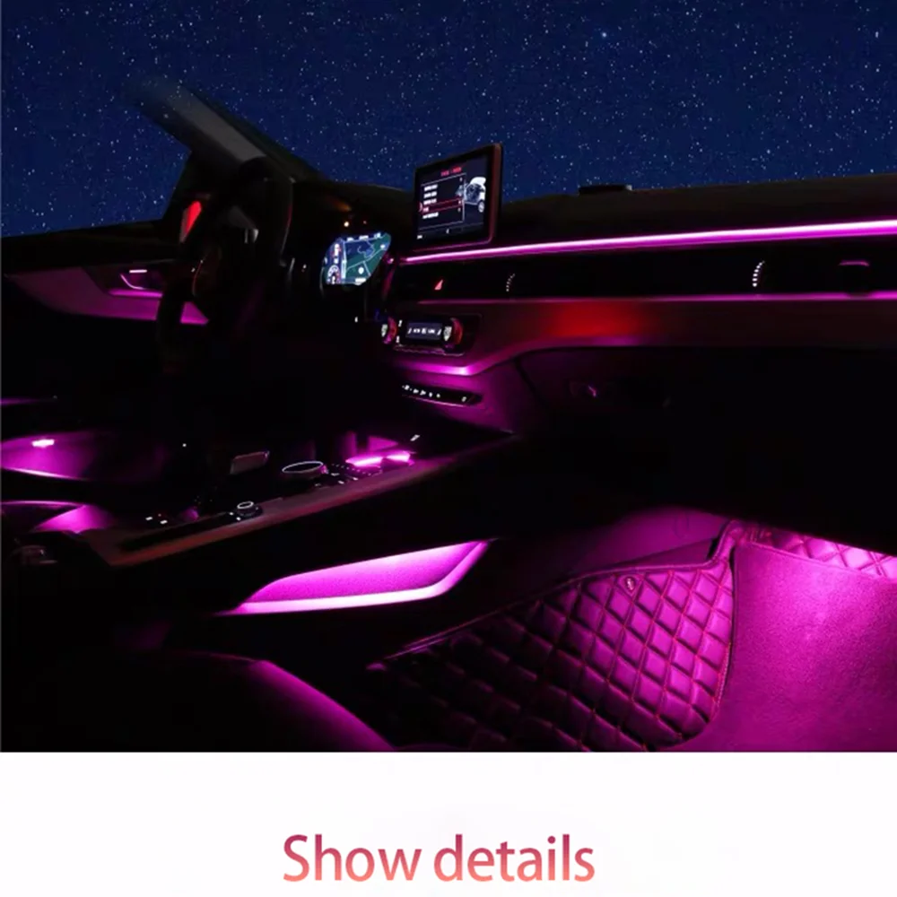 

Atmosphere light special interior For audi a4 B8 B6 B7 B5 A4L interior upgrade modification 32 colors decorative accessories