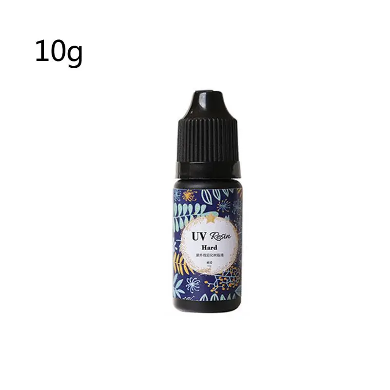 10g Твердый УФ-полимерный клей кристально чистый Ультрафиолетовый отверждения эпоксидной смолы ювелирных изделий - Цвет: 10g