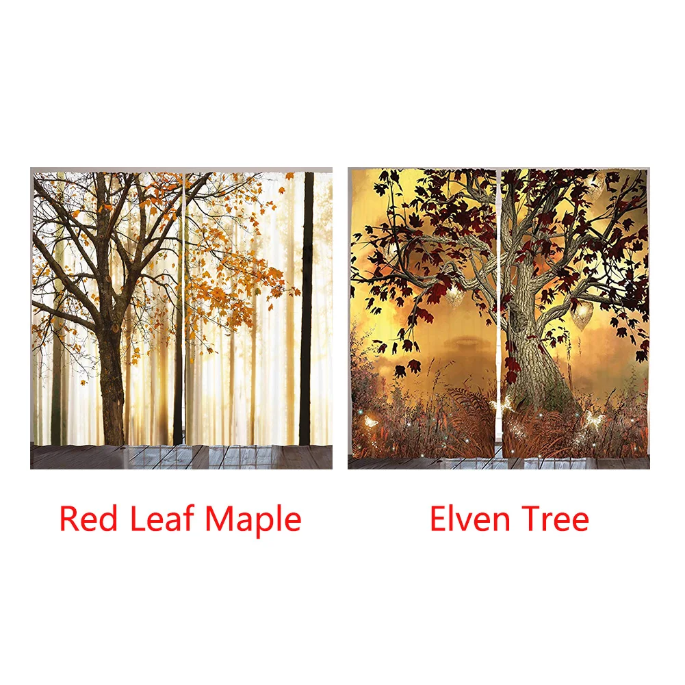 Декоративная полиэфирная занавеска для гостиной уникальное затенение 2 панели