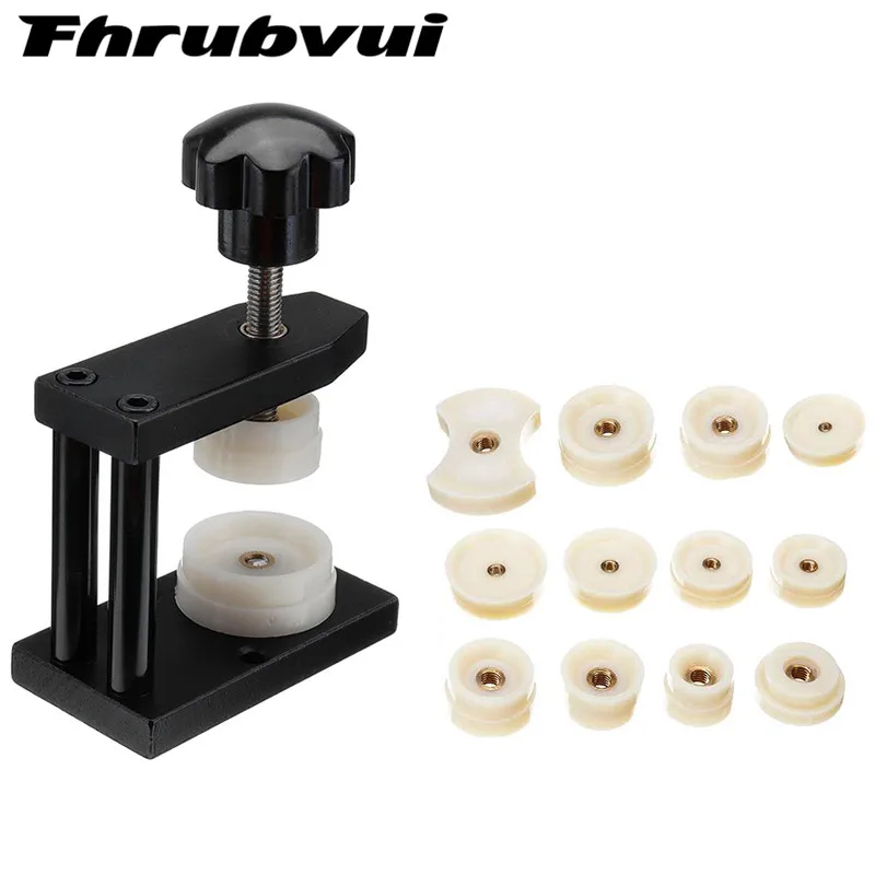 

Watch Case Press Dies Watch Crystal Front Back Case Cover Screw Press Presser Close Watchmakers Repair Kit Tools