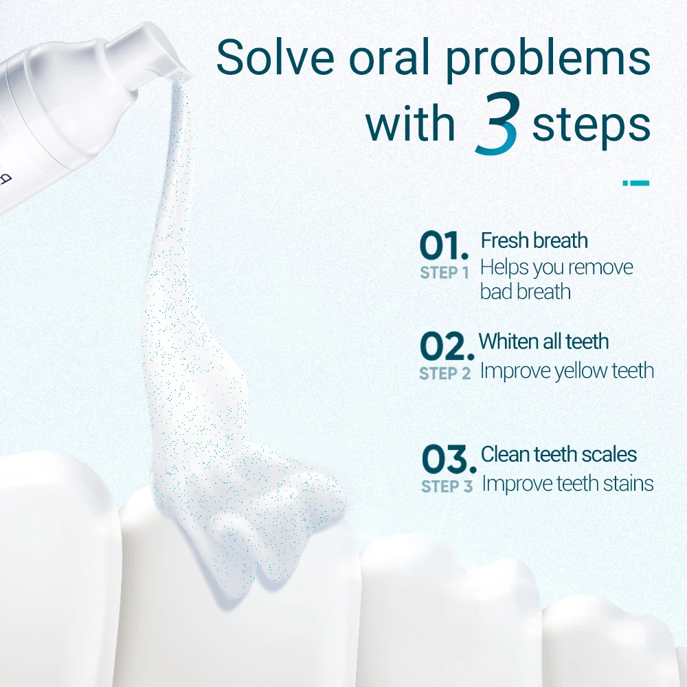 BAIMISS отбеливание зубов Φ белый крем удаление пятен бикарбонат натрия