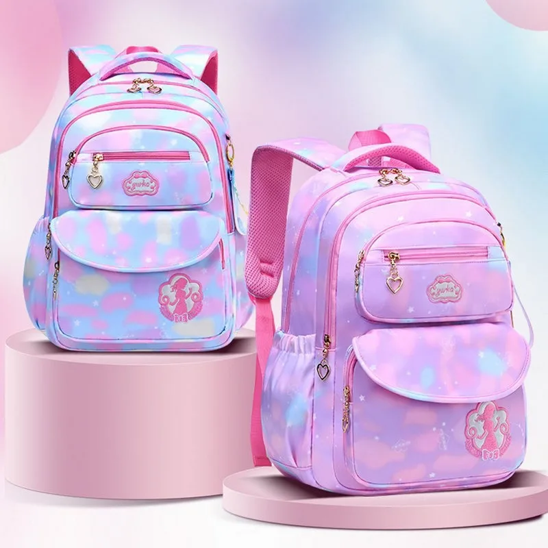 

New Cute Girls School Bags Children Primary School Backpack Satchel Kids Book Bag Princess Schoolbag Mochila Infantil 2 Szies
