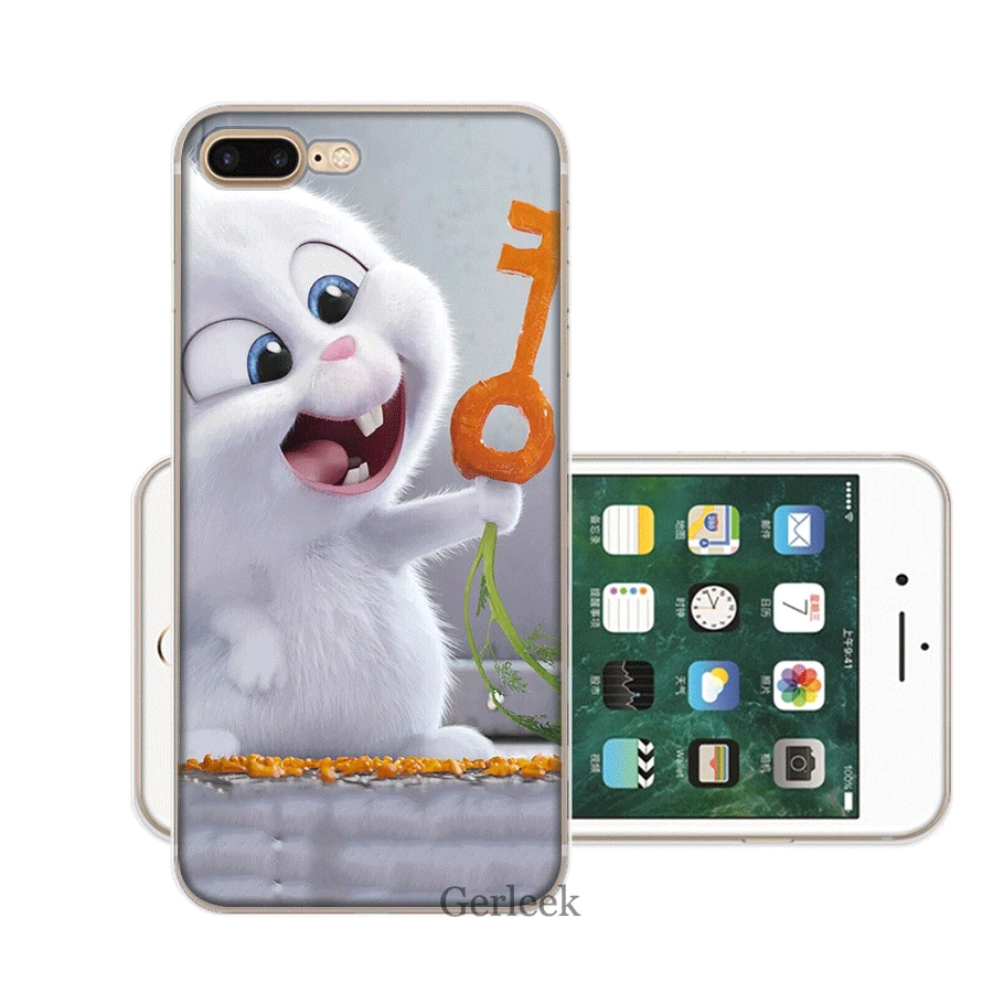 Чехол для мобильного телефона из ТПУ для iPhone 11 Pro XR X XS Max iPhone 7 8 6 6S Plus 5 5S SE, чехол с милым кроликом