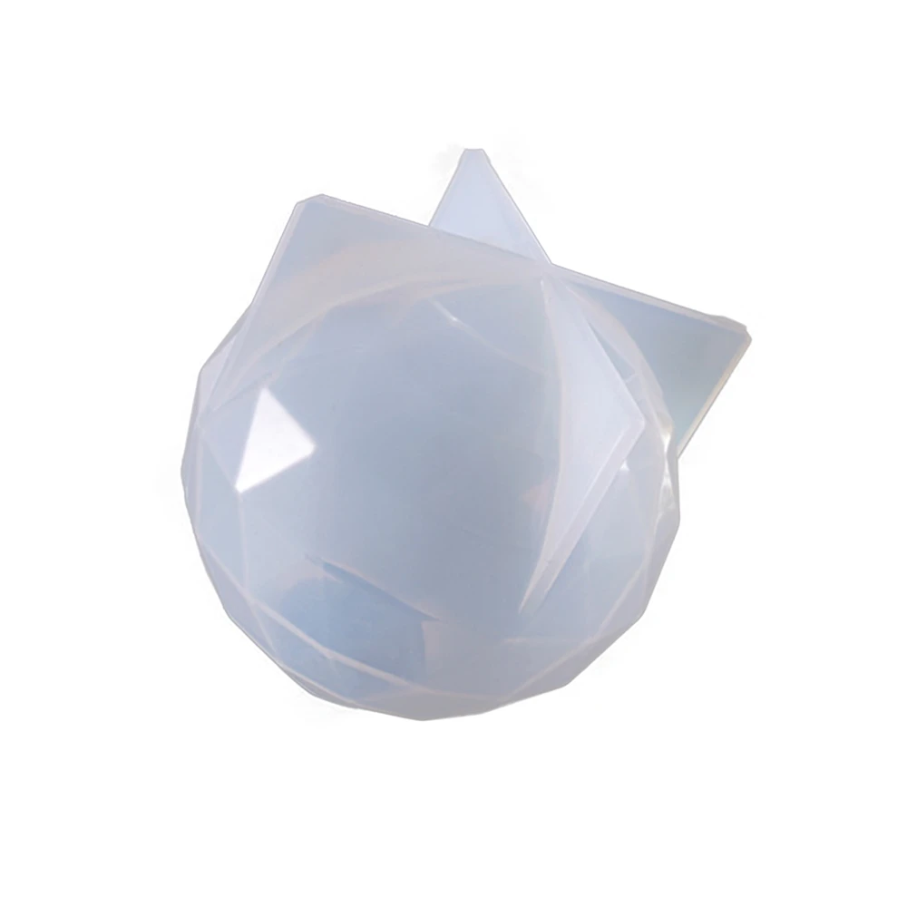 

1pcs New Section Crystal Ball Mold Epoxy Resin Moulds Dried Flower Decorative For Jewelry Transparent Silicone Resin Molds