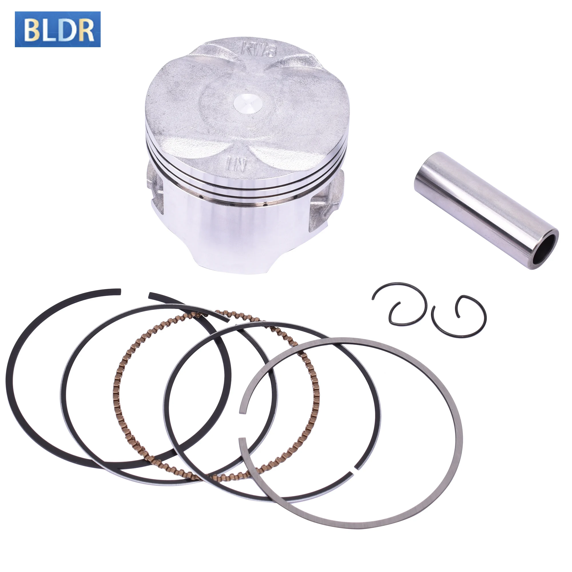 70mm Pin 17mm Height 47.5mm Std Motorcycle Engine Piston Rings Kit for Honda KW3 AX-1 1988-1990 NX250 Dominator NX 250 1988-1993