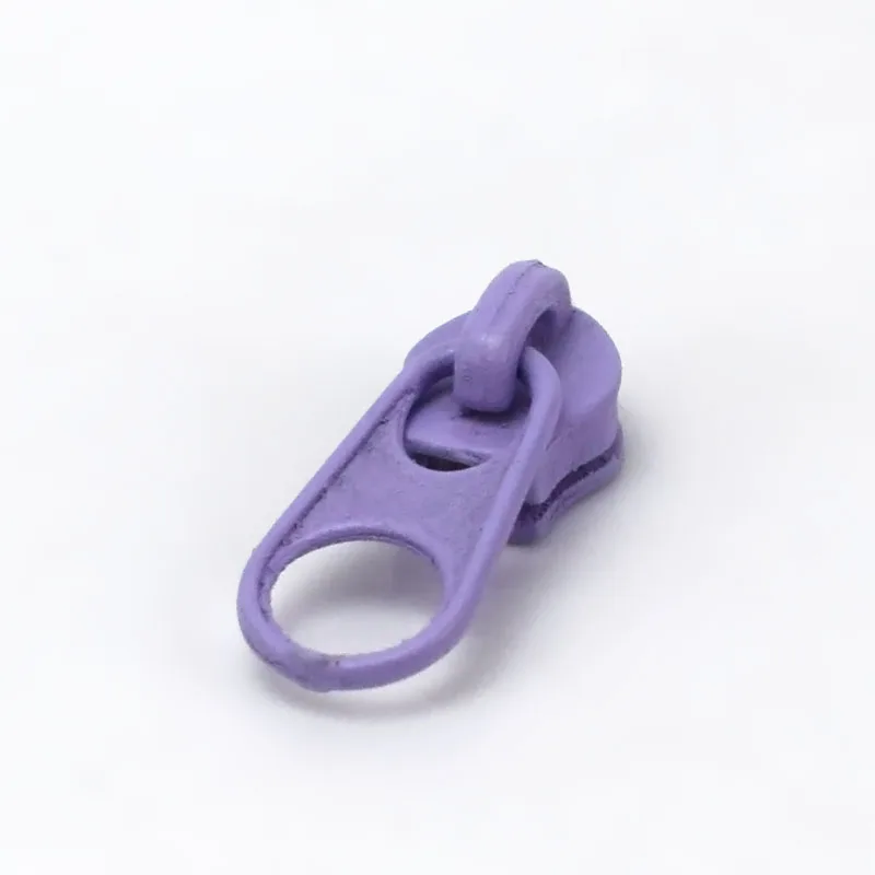 purple 20 шт Meetee красочная нейлоновая молния слайдер съемник для нейлоновые застежки закрытие DIY сумки кошелек сумка-чехол Швейные аксессуары для шитья - Цвет: purple