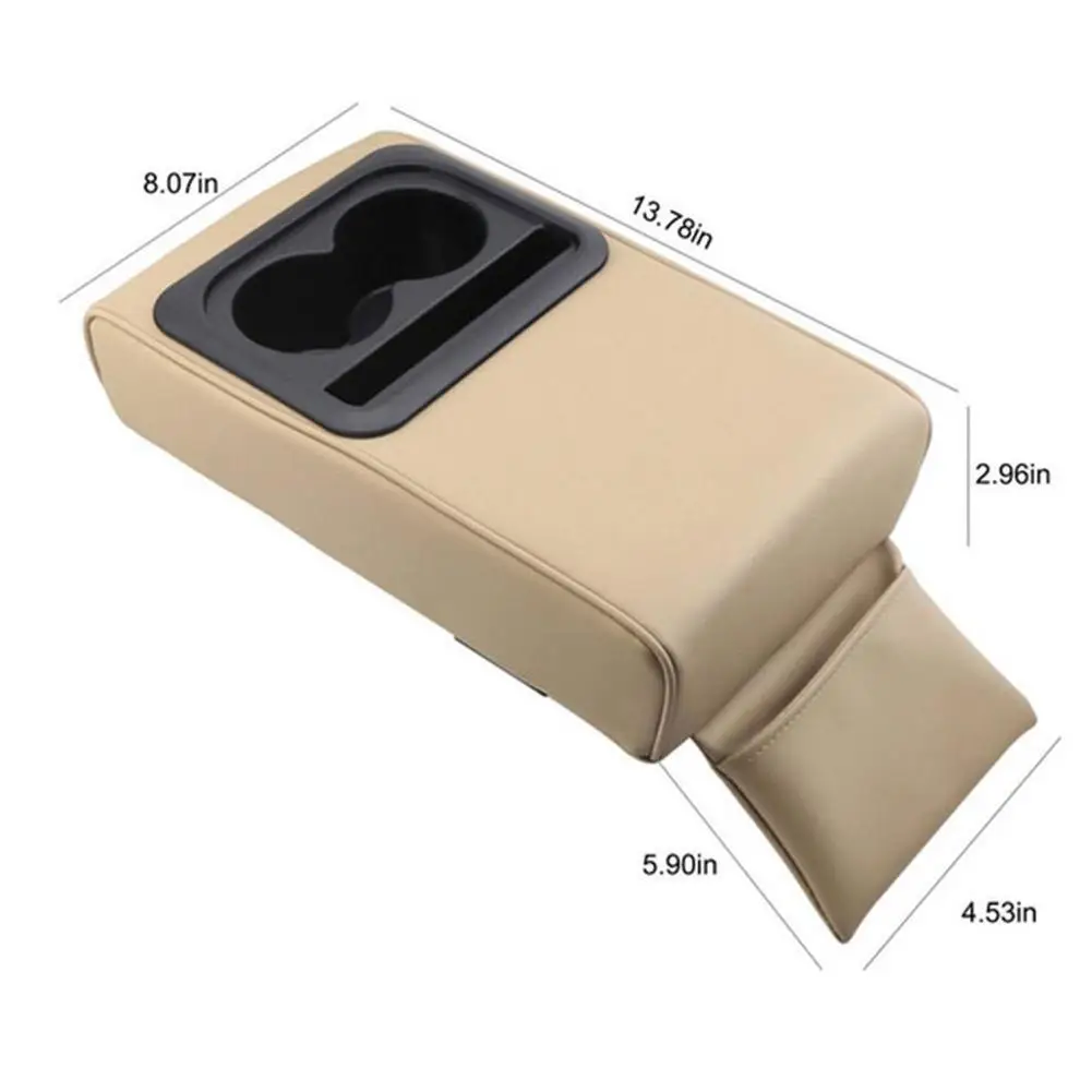 Универсальный автомобильный подлокотник с держателем для чашки Женский