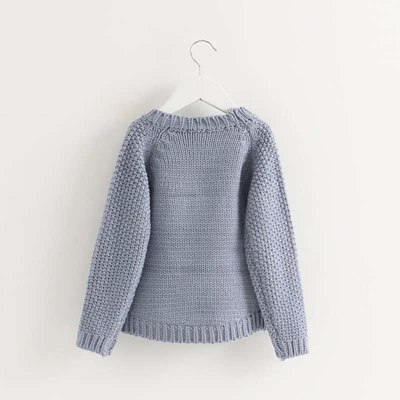 New Winter Cartoon Baby Girls Sweater Cloud Raindrops Kids Clothes Children Sweater Warm Long Sleeve for Girls Knitwear