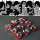 Кольцо Аниме Акацуки Шаринган для мужчин и женщин, ювелирное изделие для косплея Итачи, калейдоскопа, сглаза, 10 стилей, рождественский подарок для друзей