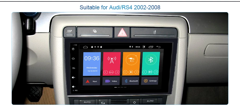 2 din Android 9,0 автомобильный Радио DVD для Audi A4 B6 B7 S4 B7 B6 RS4 B7 SEAT EXEO 2002-2008 Мультимедиа gps навигация головное устройство стерео
