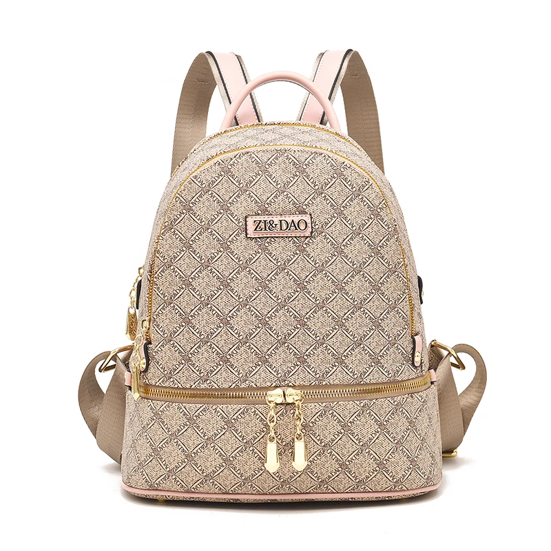 Brand Printed Women Backpack High Quality Youth Leather Backpacks for Teenage Girls Female School Women Travel Backpack