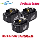 Замена профессионального электроинструмента Makita 18 в 8000 мАч BL1860 BL1850 BL1840 BL1835 BL1815 перезаряжаемая батарея