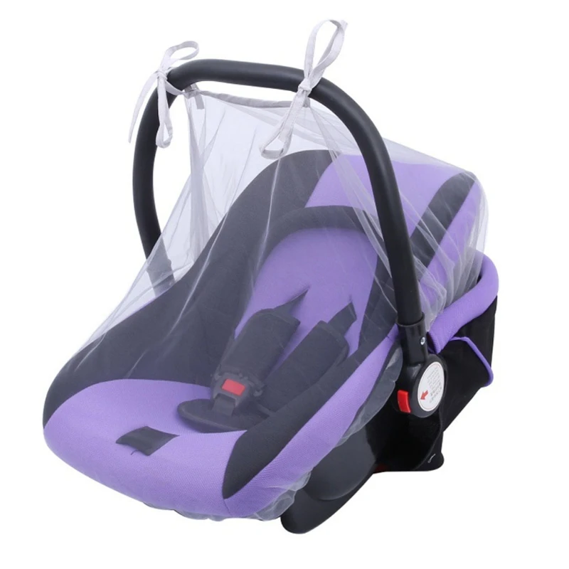 

Baby Stroller Mosquito Bug Net 31"43" t Insect Netting Cover Multi Color for Pram Buggy Infant Carriers Car Seats Gary