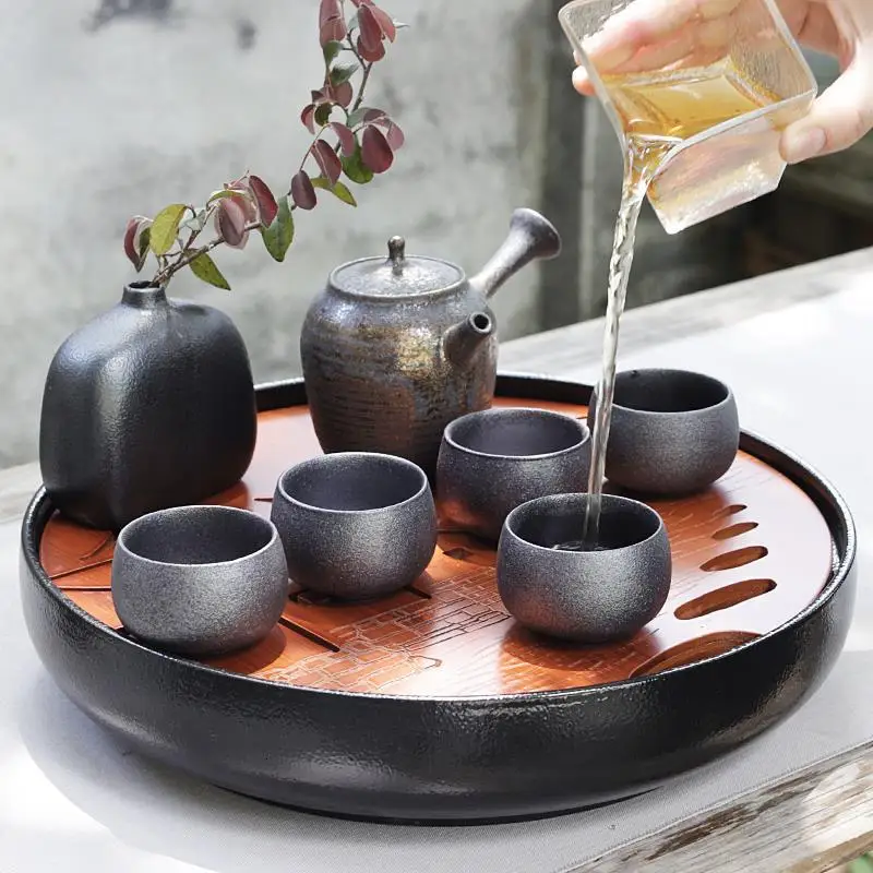 Service Teaware Bandeja China De Board Te Chino Dienblad Puer Ceremony Set Serving Gongfu Kung Fu Chinese Tea Tray | Дом и сад