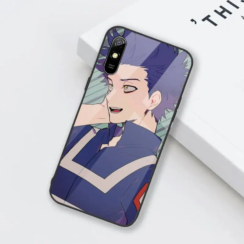 

Boku no Hero Academia anime Phone Case Tempered glass For xiaomi Redmi 4X 5 6 6A 8 8SE MIX 2 2S Note 3 4 5 6 7 PLUS PRO