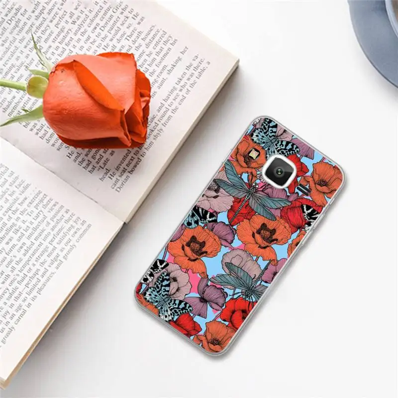 

Premium texture flower Phone Case For Samsung Galaxy J2 J4 J5 J6 J7 J8 2016 2017 2018 Prime Pro plus Neo duo