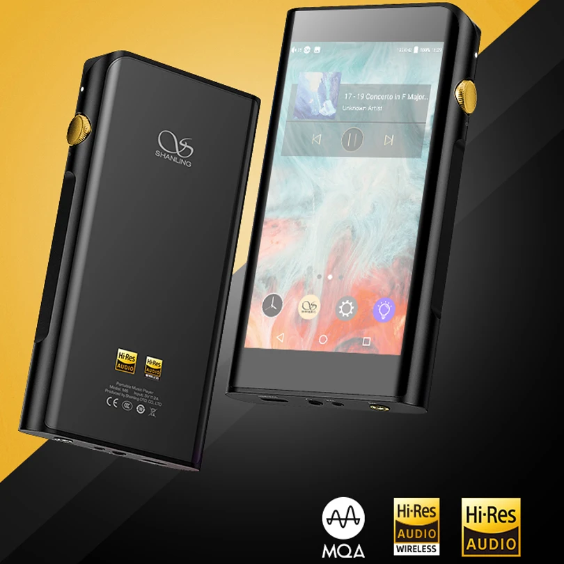 SHANLING M6 21 Version MQA Support Portable Hi-Res Music Player DSD512 32bit/768kHz Dual ES9038Q2M DAC Open Andriod System | Электроника