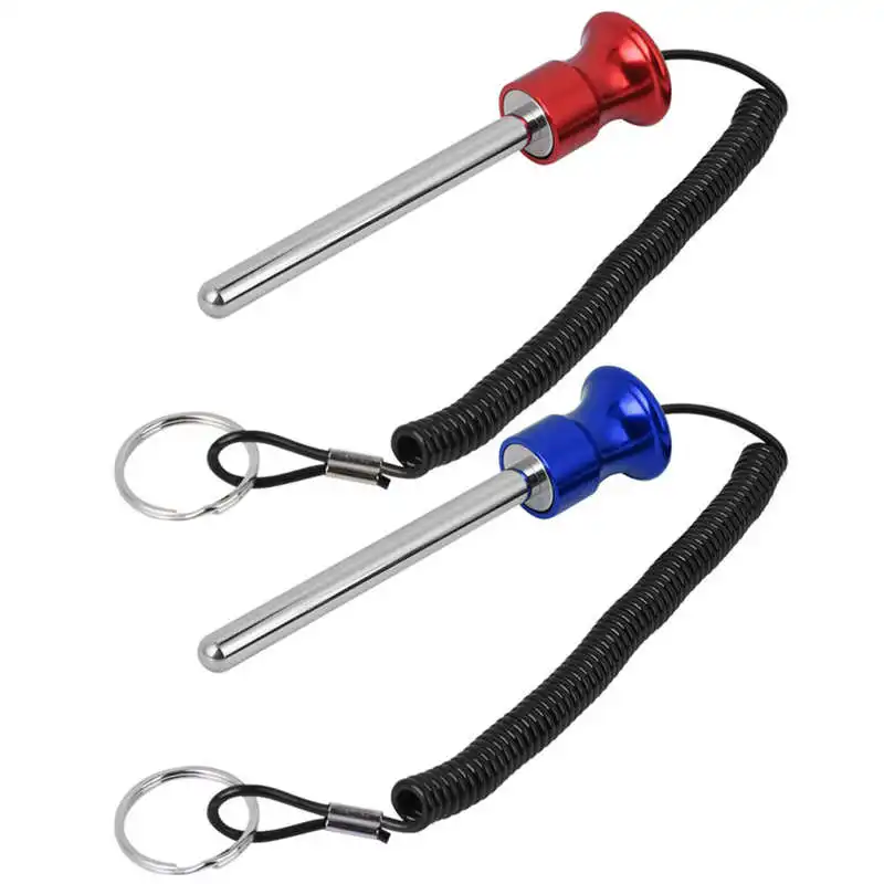 

Titanium Ti Skewer Magnetic Weight Stack Pin with Pull Rope Strength Training Equipment Accessories