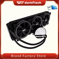 Darkflash Computer Water Cooling CPU Cooler RGB Water Cooler Heatsink Integrated CPU Cooling Radiator LGA 1151 2011 AM3  AM4