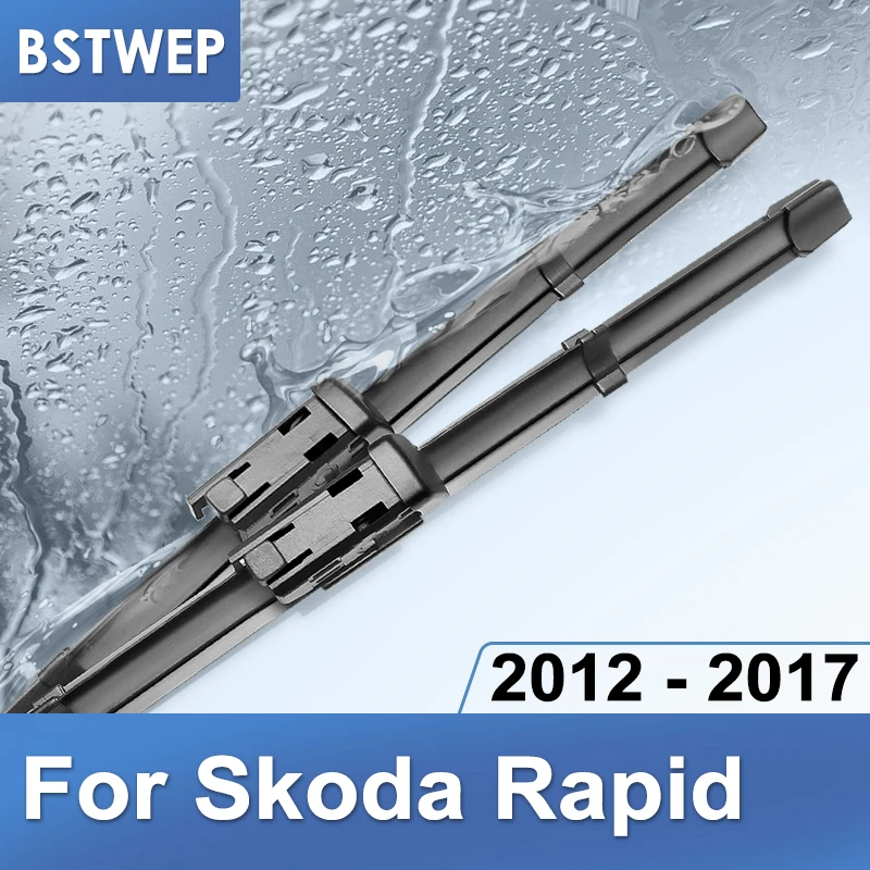 BSTWEP щетки стеклоочистителя для Skoda Rapid Fit кнопки руки 2012 2013 2014 2015 2016