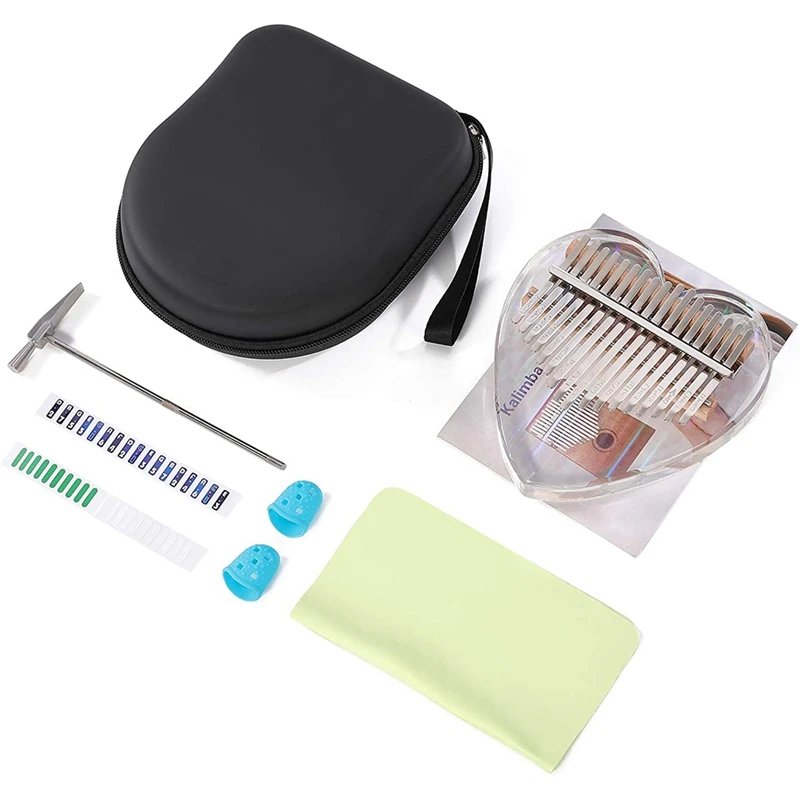 Kalimba большой палец фортепиано 17 клавиш музыкальные инструменты Mbira подарки для