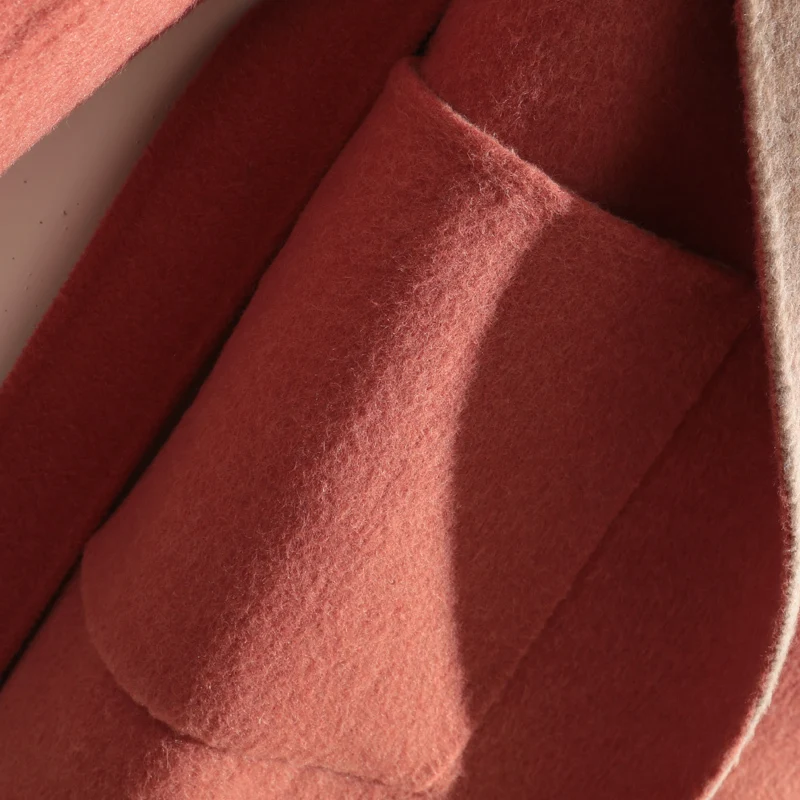 Осенне-зимнее пальто Женское из 100% шерсти женские длинные куртки Корейская