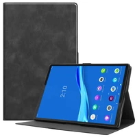 luxury ultra slim folio stand leather case magnetic cover for lenovo m10 plus tb x606f tpu