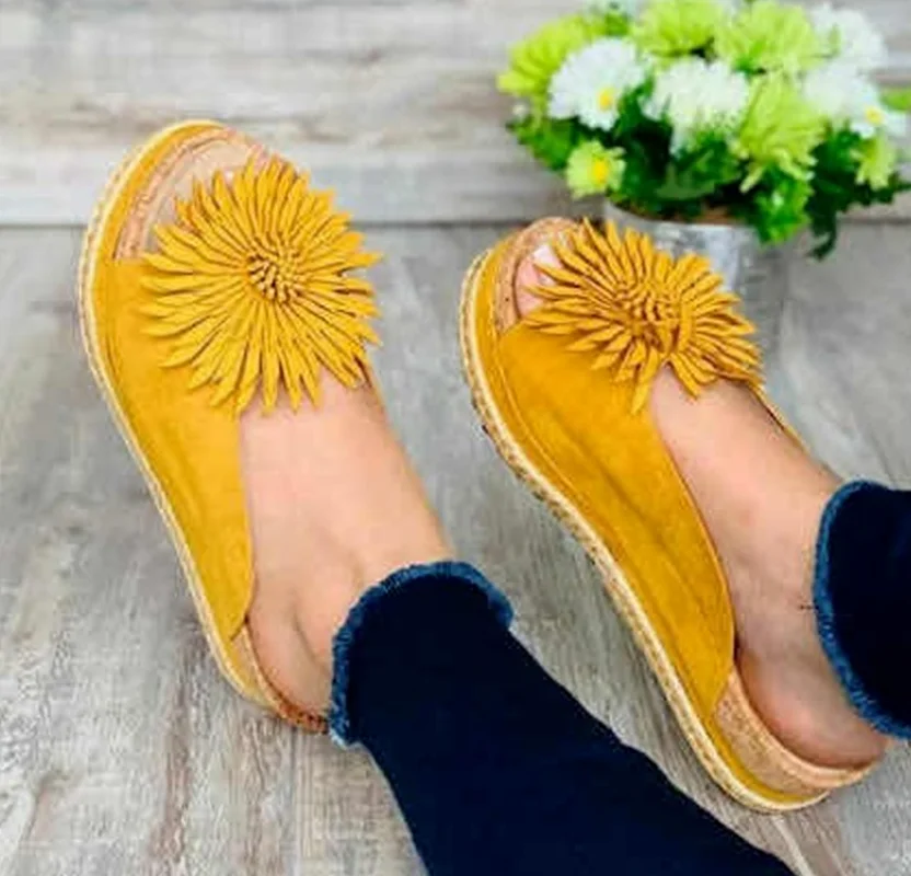 

slippers slides leather plus size outdoor wedges shoes woman sandals women summer flat sandalias mujer sapato feminino SF0214