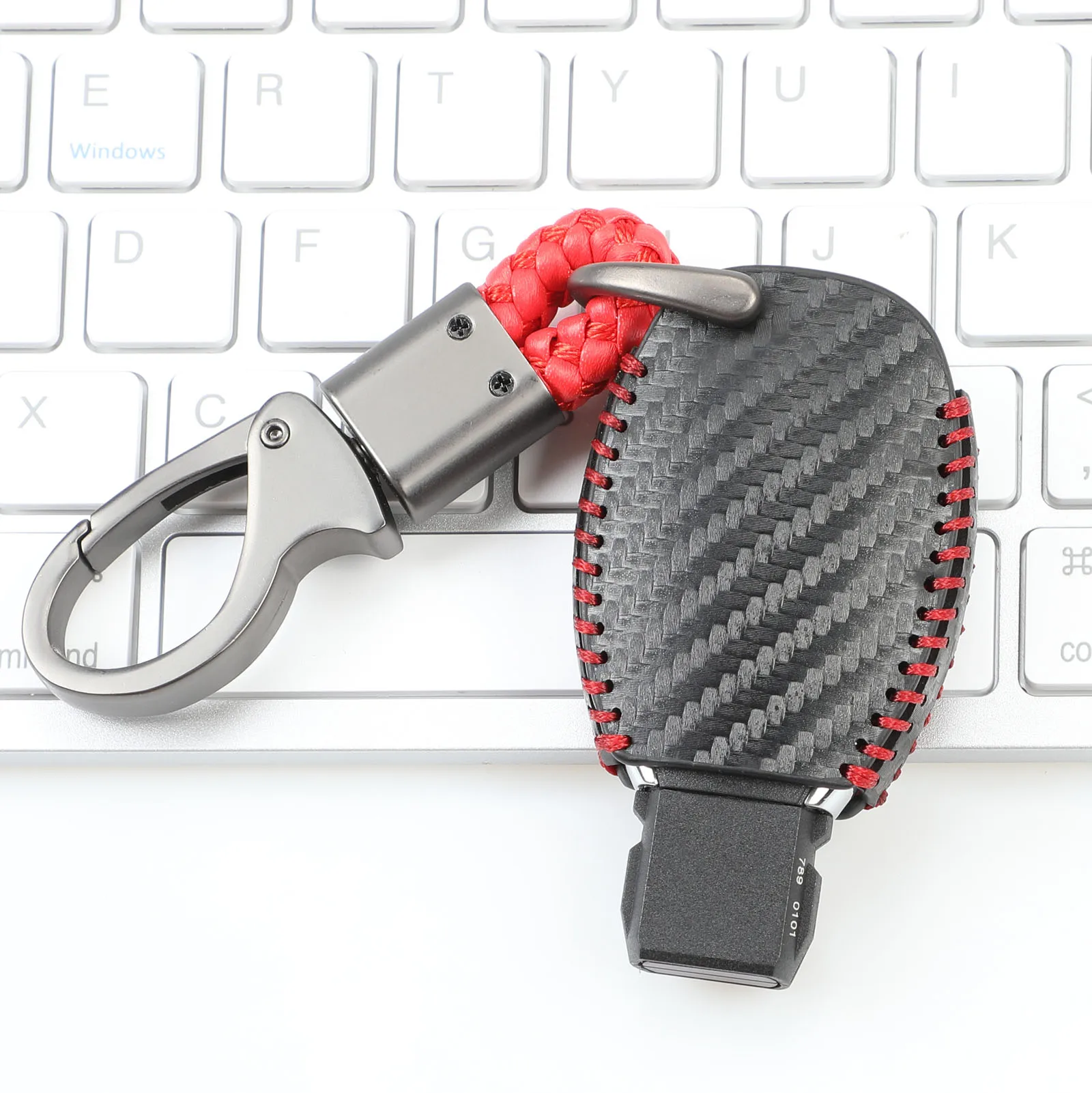 

Kutery 10pcs 3 Butttons Leather Remote Key Case For Mercedes benz CLS CLA GL R SLK AMG A B C S Class Car Accessories