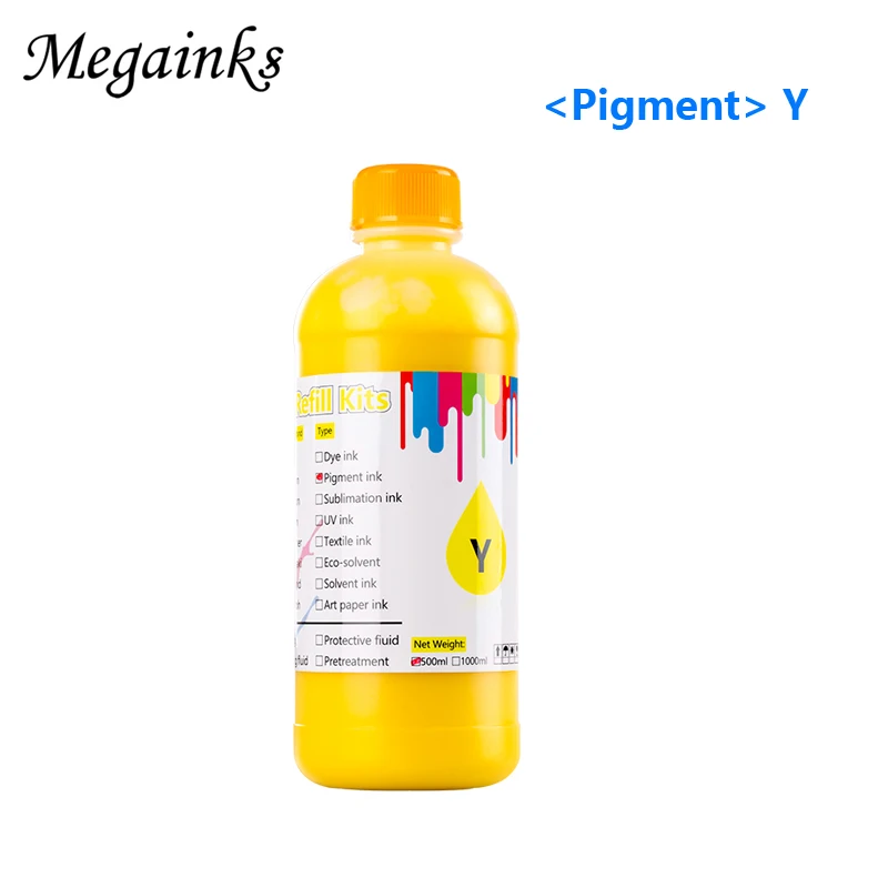 Чернила пигментные BK C M Y MBK 5 цветов PFI120 PFI 500 для Canon TM200 TM205 TM300 TM305 120 200 205 300 305|Наборы