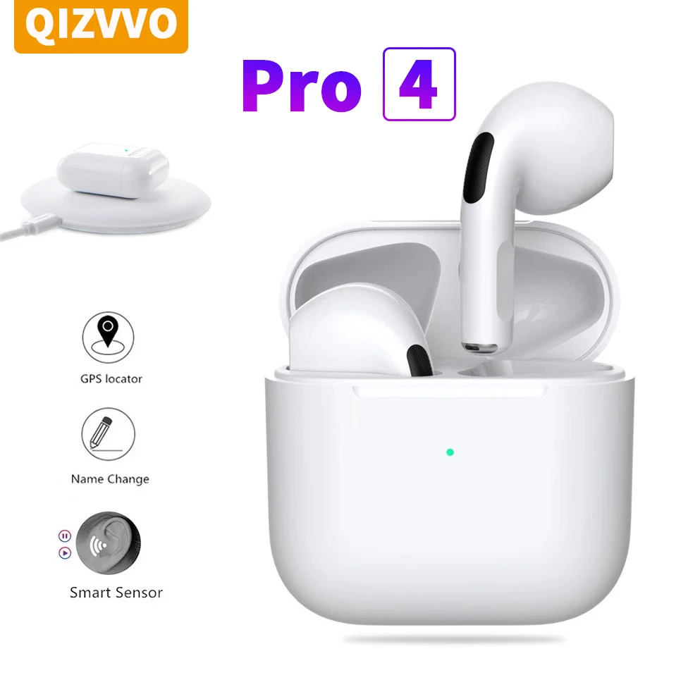 Mini Pro 4 наушники вкладыши TWS с Беспроводной Bluetooth Наушники Hi Fi спортивные игровые In