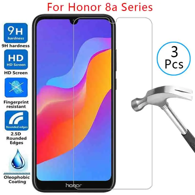 

protective tempered glass for huawei honor 8a prime pro 2020 screen protector on honor8a honer 8 a a8 8aprime 8apro safety film