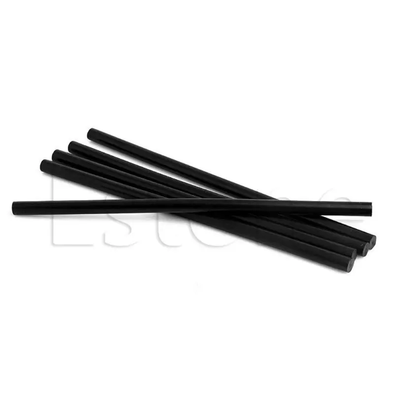 

5 Pcs 11mm Mini Glue Sticks For Hot Melt Purpose Black Adhesive 62KD