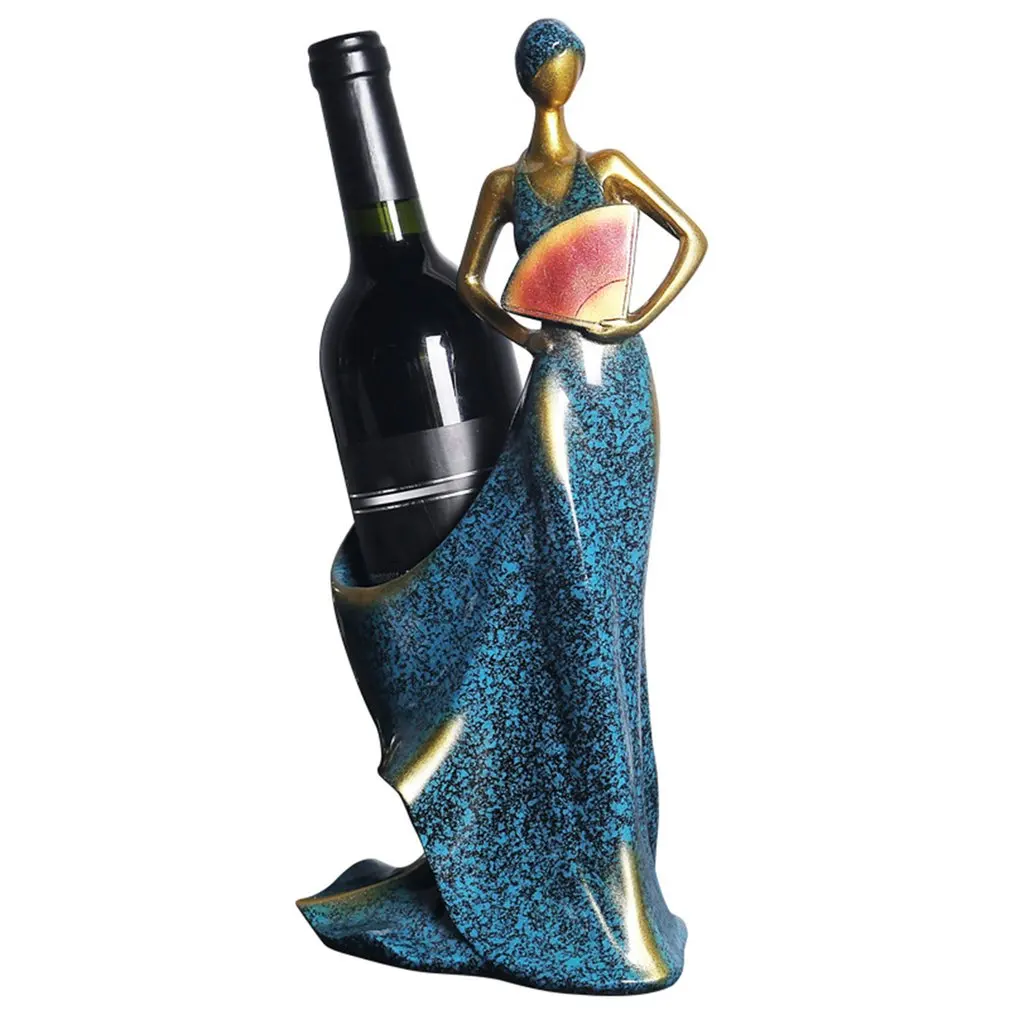 

Girl Wine Bottle Rack European-Style Wine Rack Decorations Home Accessories Living Room Wine Cabinet Decorations Crafts Hot sale
