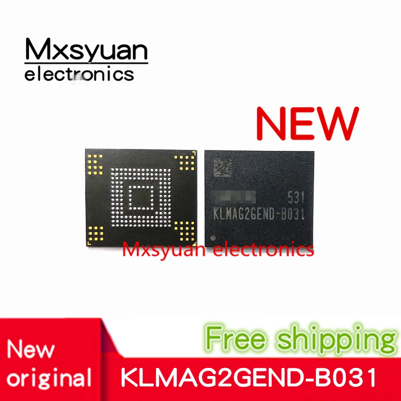 

1pcs~10pcs/LOT KLMAG2GEND-B031 KLMAG2GEND B031 BGA153 16G EMMC new memory chip