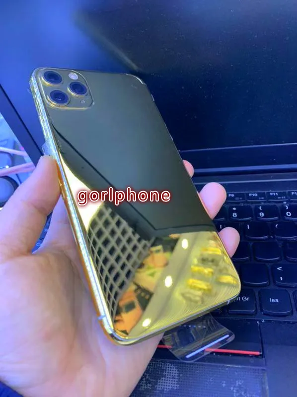 2020 отличное качество роскошное для телефона 11 pro max 24k Платиновый Корпус Шасси