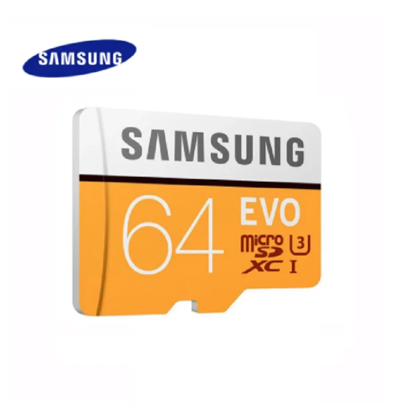 

SAMSUNG EVO Plus Micro SD TF 64G 100MB/S Memory Card Class10 U3 UHS-1 4K Cartao