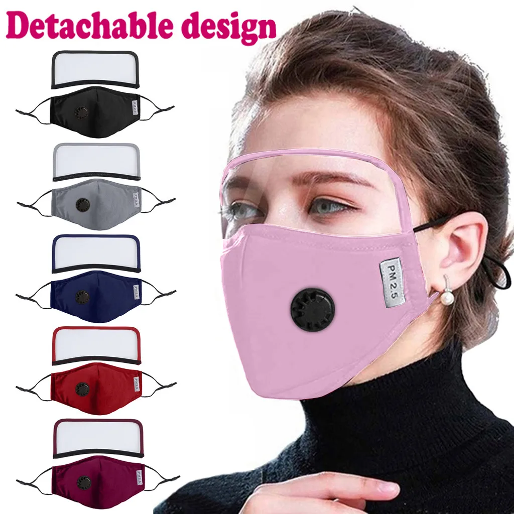 1 шт. хлопковые маски для взрослых на липучке съемная защита глаз улицы от пыли